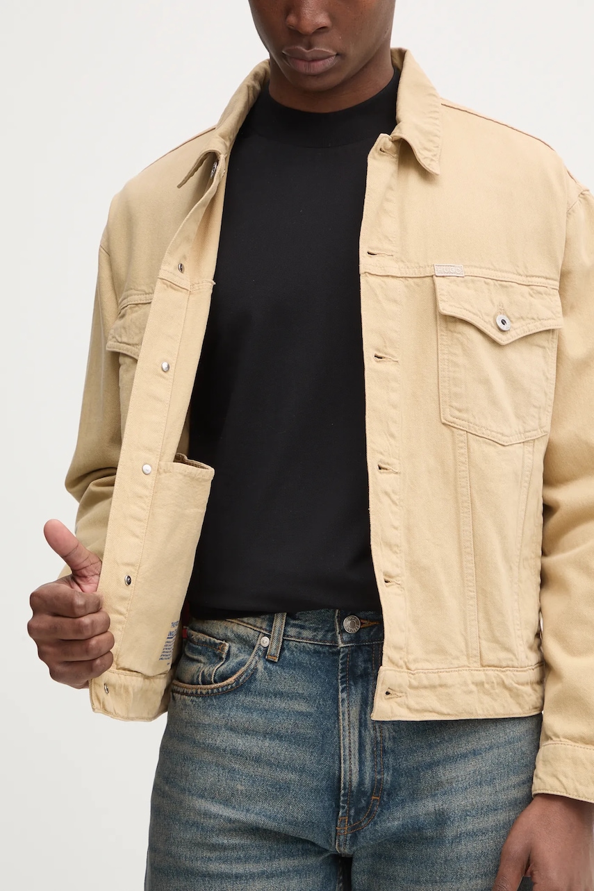 Džínová bunda Hugo Blue