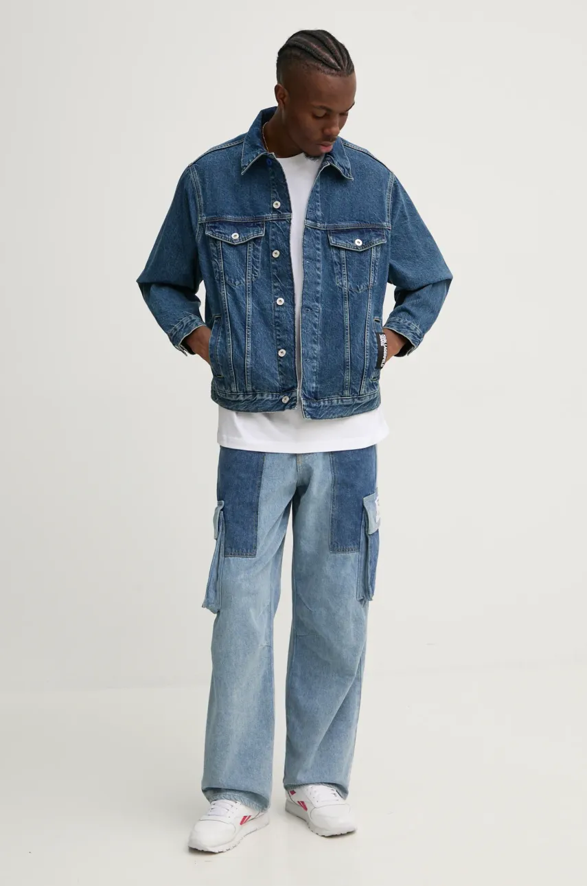 Джинсовая рубашка Karl Lagerfeld Jeans мужская переходная A1M14017 Джинсовая рубашка Karl Lagerfeld Jeans мужская переходная A1M14017