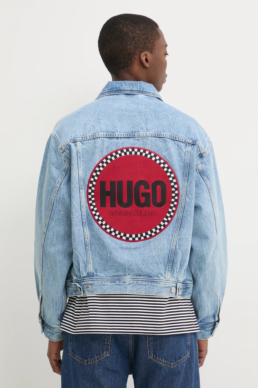 HUGO farmerdzseki férfi, átmeneti, oversize, 50539200 termék 2. képe