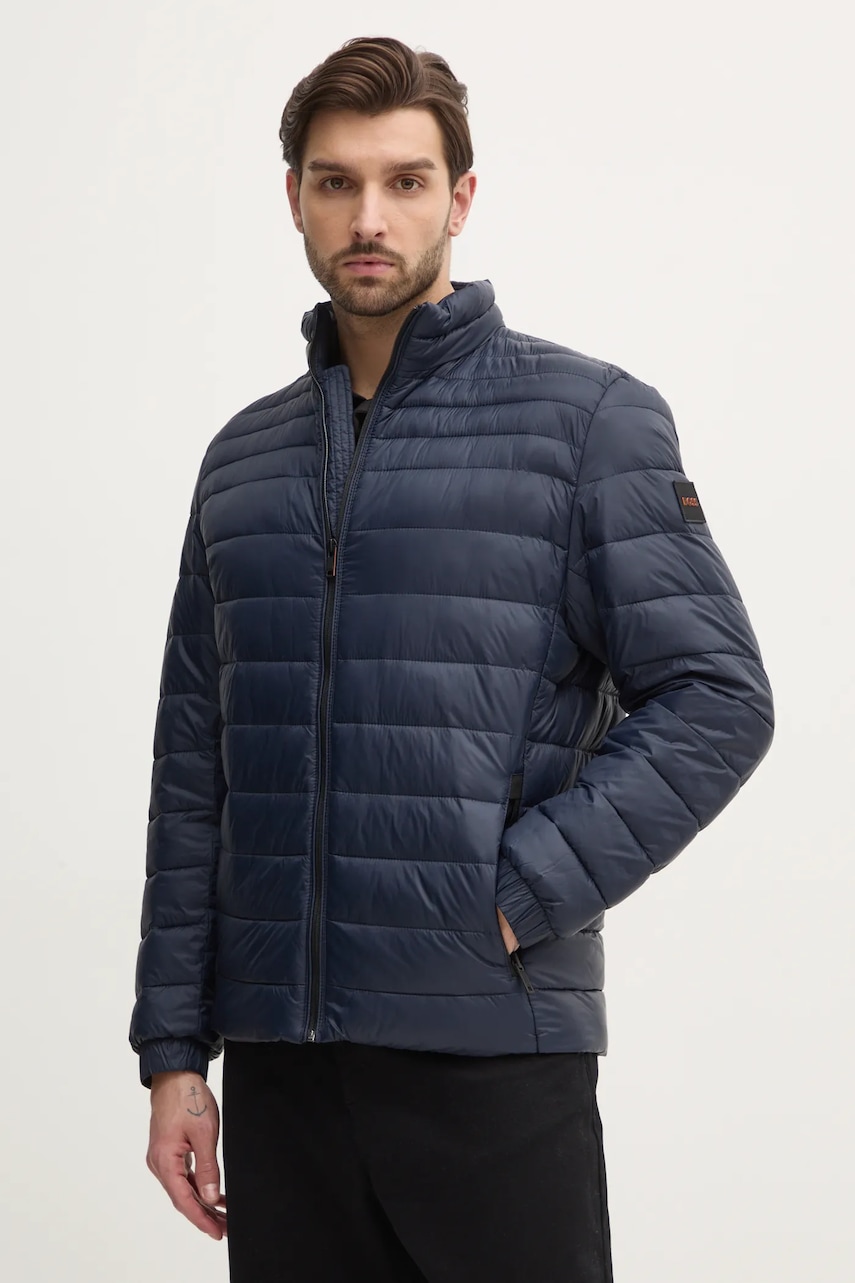 BOSS Orange geacă culoarea negru, de tranziție, 50530822