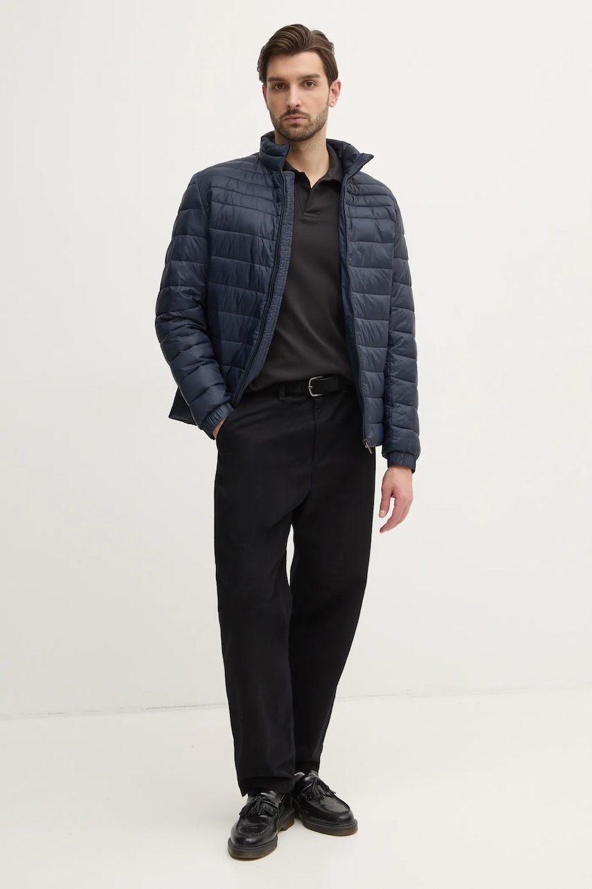 Куртка Boss Orange мужская цвет синий переходная 50530822 Куртка Boss Orange мужская цвет синий переходная 50530822