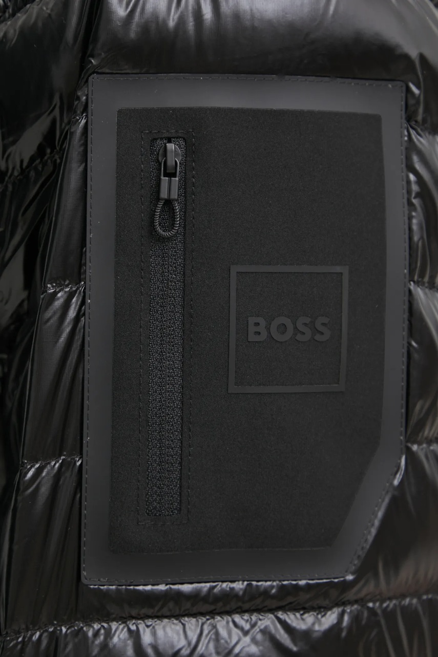 Пухова куртка BOSS Green чоловіча колір чорний перехідна 50529680 