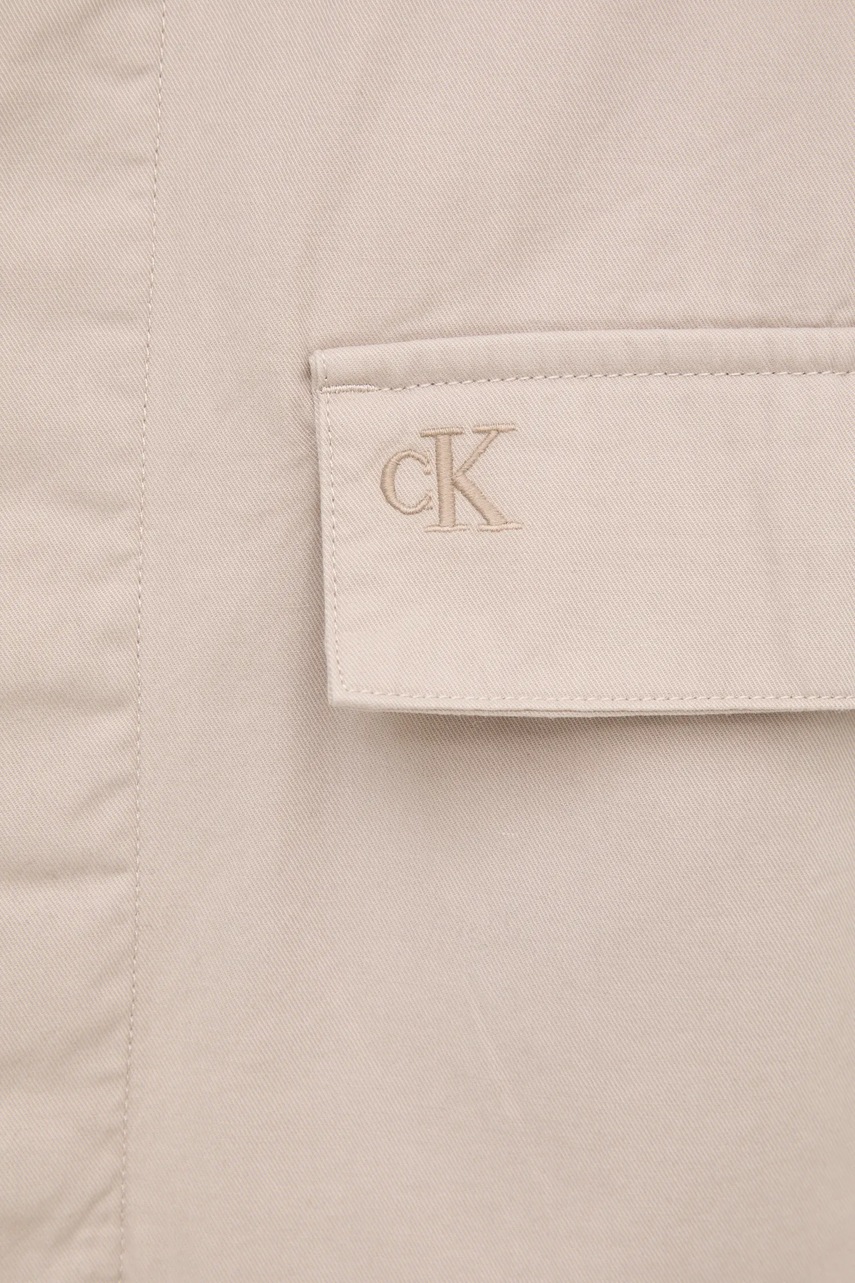 Βαμβακερό πουκάμισο Calvin Klein Jeans φωτογραφία
