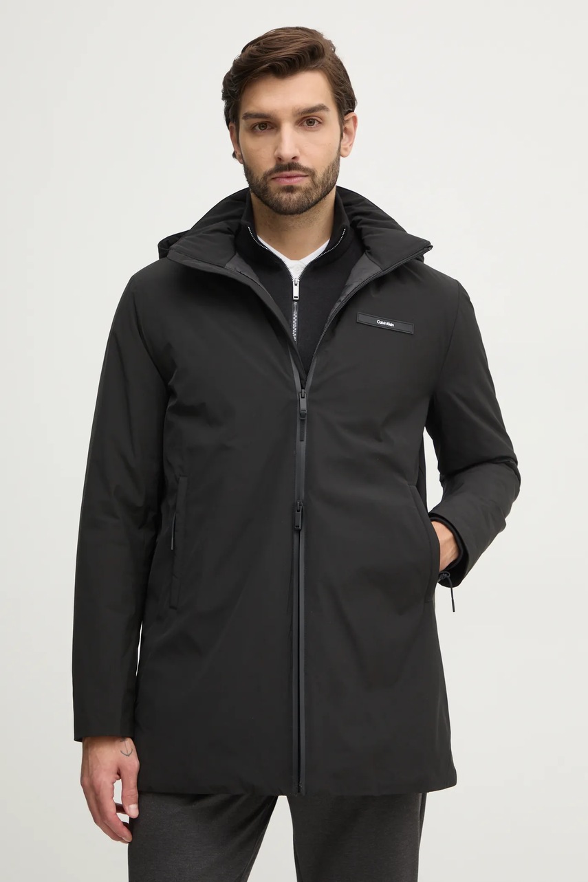 Куртка Calvin Klein чоловіча колір чорний зимова K10K114334 