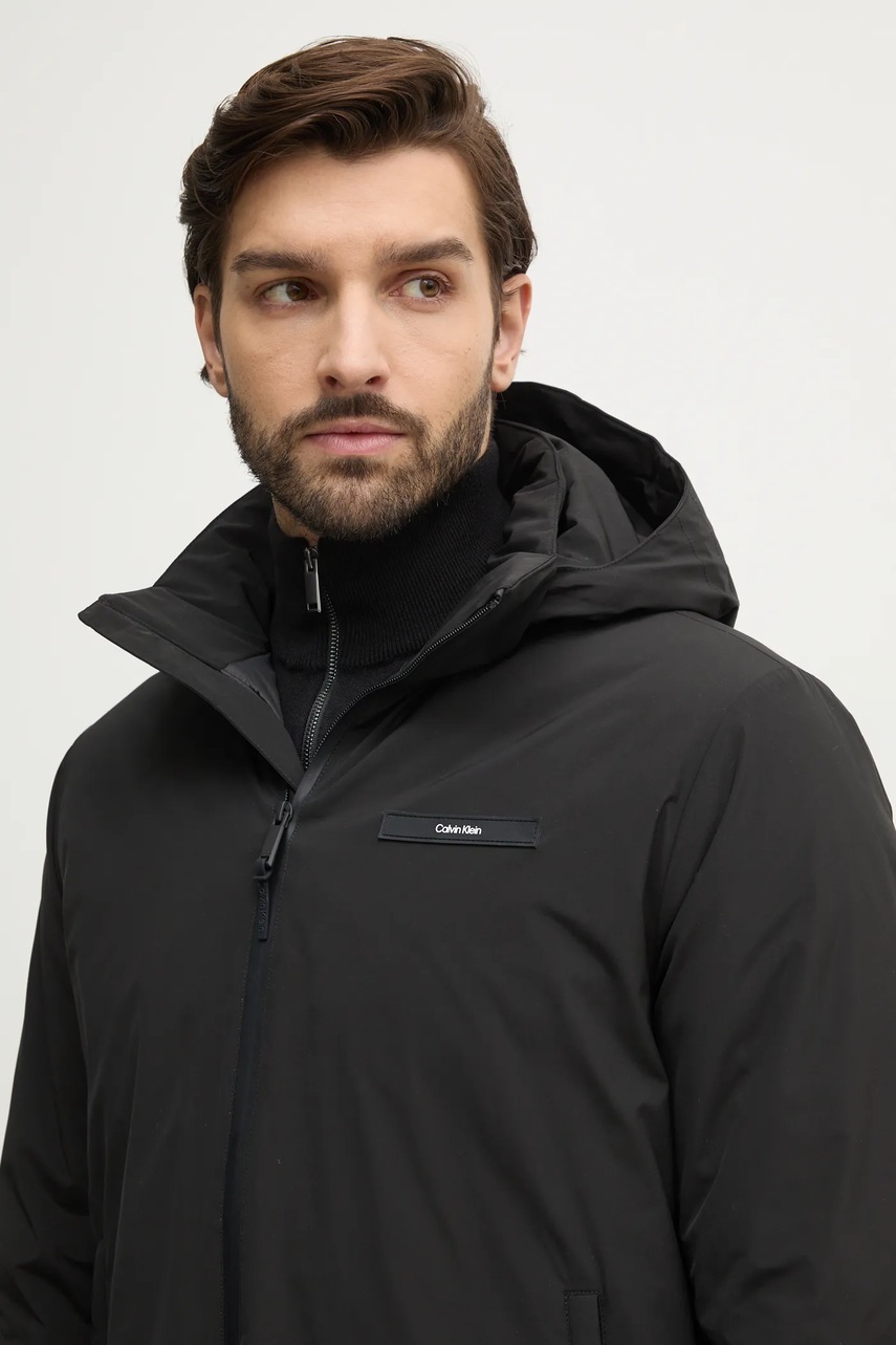 Куртка Calvin Klein чоловіча колір чорний зимова K10K114334 