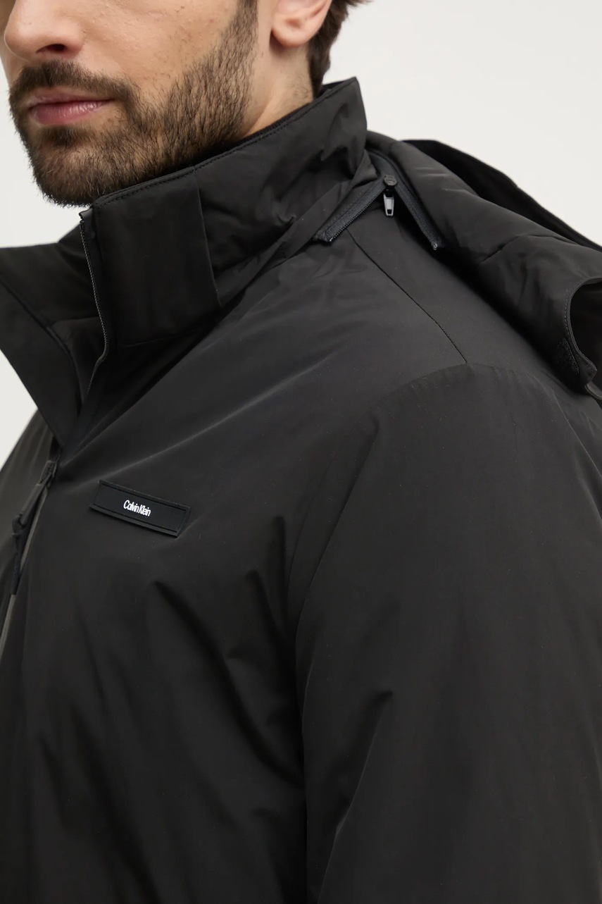 Куртка Calvin Klein чоловіча колір чорний зимова K10K114334 