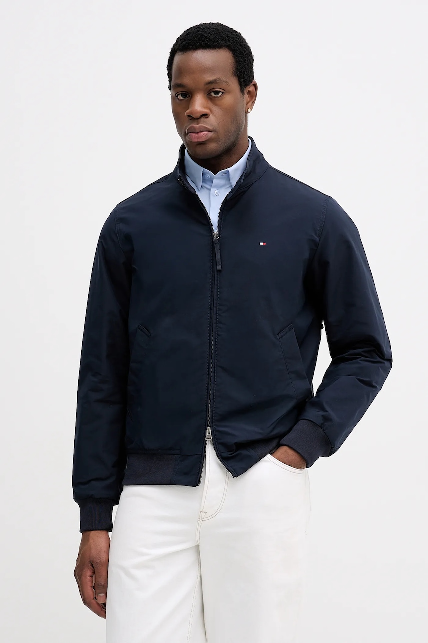 Bunda Tommy Hilfiger pánská, černá barva, přechodná, MW0MW37647