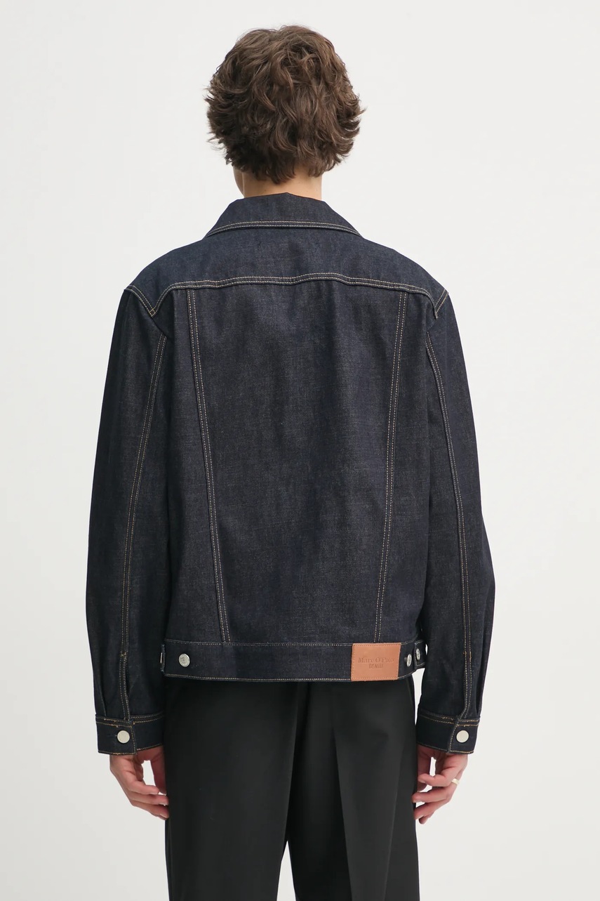 Τζιν μπουφάν Marc O'Polo ανδρικό, χρώμα: ναυτικό μπλε, 5000005585 φωτογραφία