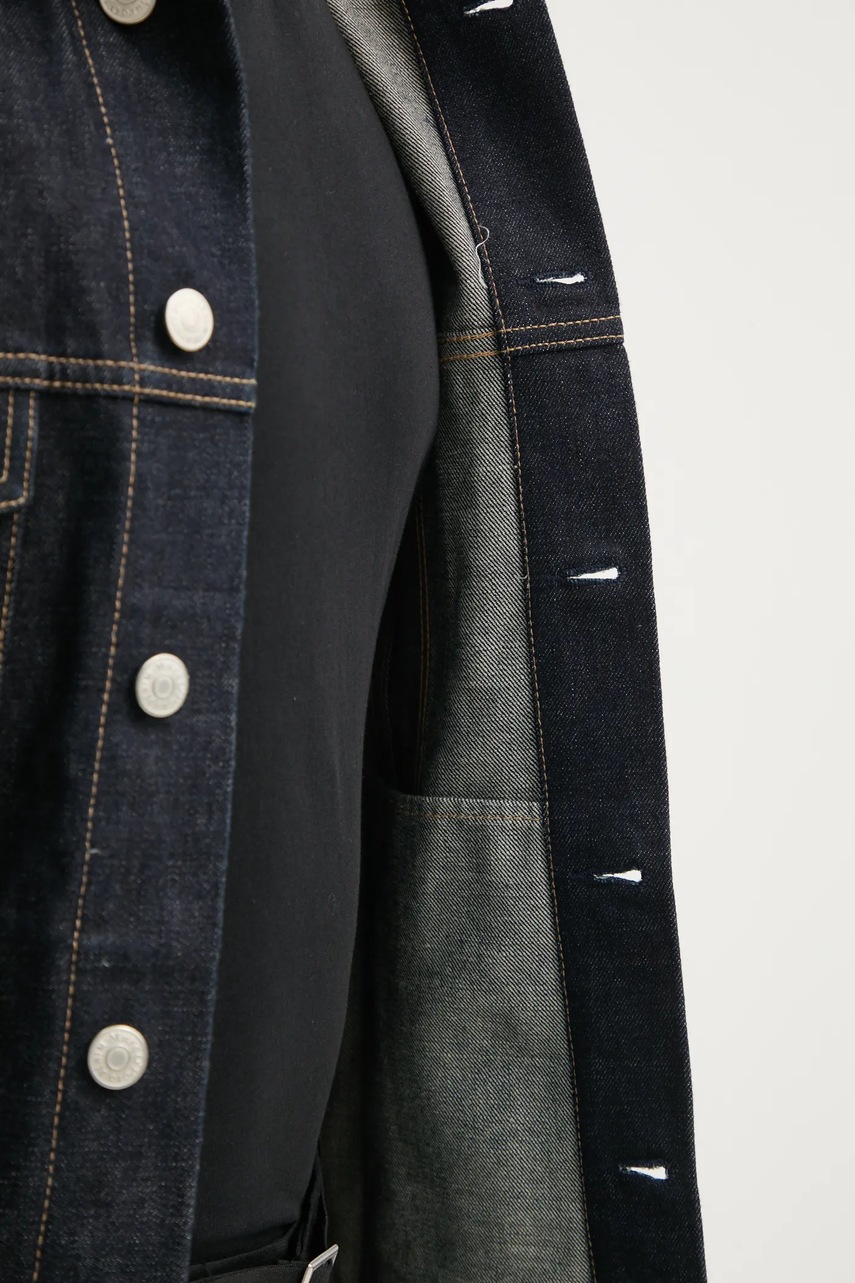 Τζιν μπουφάν Marc O'Polo ανδρικό, χρώμα: ναυτικό μπλε, 5000005585 φωτογραφία