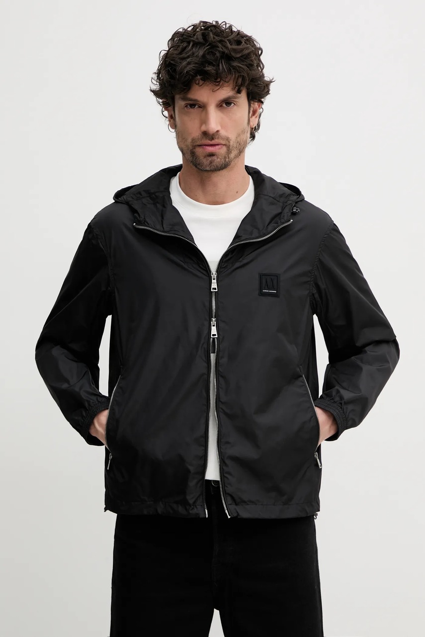 

Яке Armani Exchange в черно преходен модел XM000342 AF12285, Черен