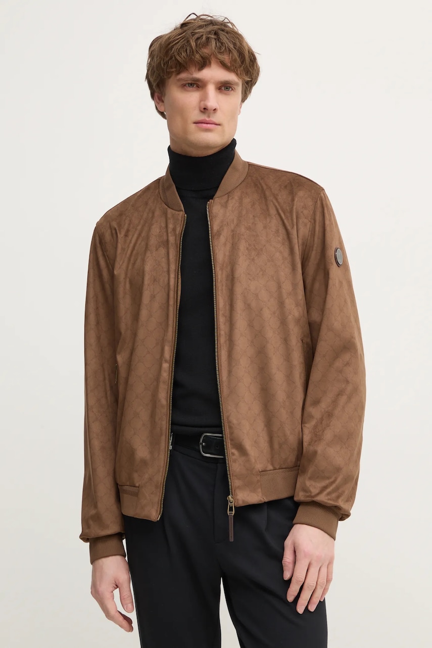 Joop! geaca barbati, culoarea maro, de tranzitie, 30044880 Joop! geaca barbati, culoarea maro, de tranzitie, 30044880