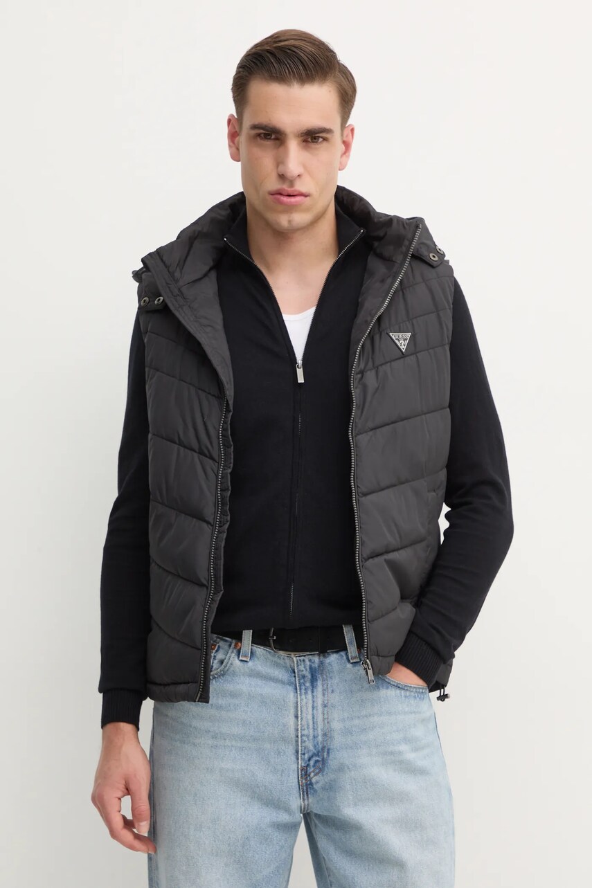 Levně Vesta Guess černá barva, M5RN21 WCQA2