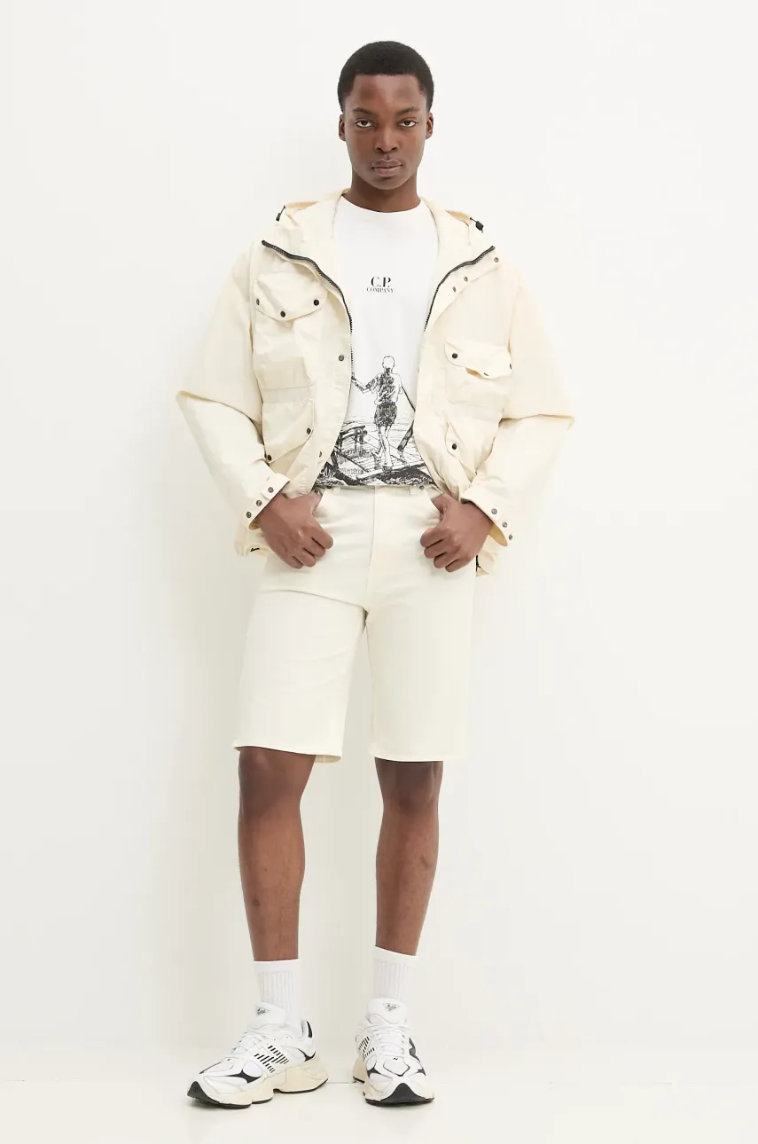 Куртка C.P. Company цвет бежевый переходная oversize 18CMOW050A005991G Куртка C.P. Company цвет бежевый переходная oversize 18CMOW050A005991G