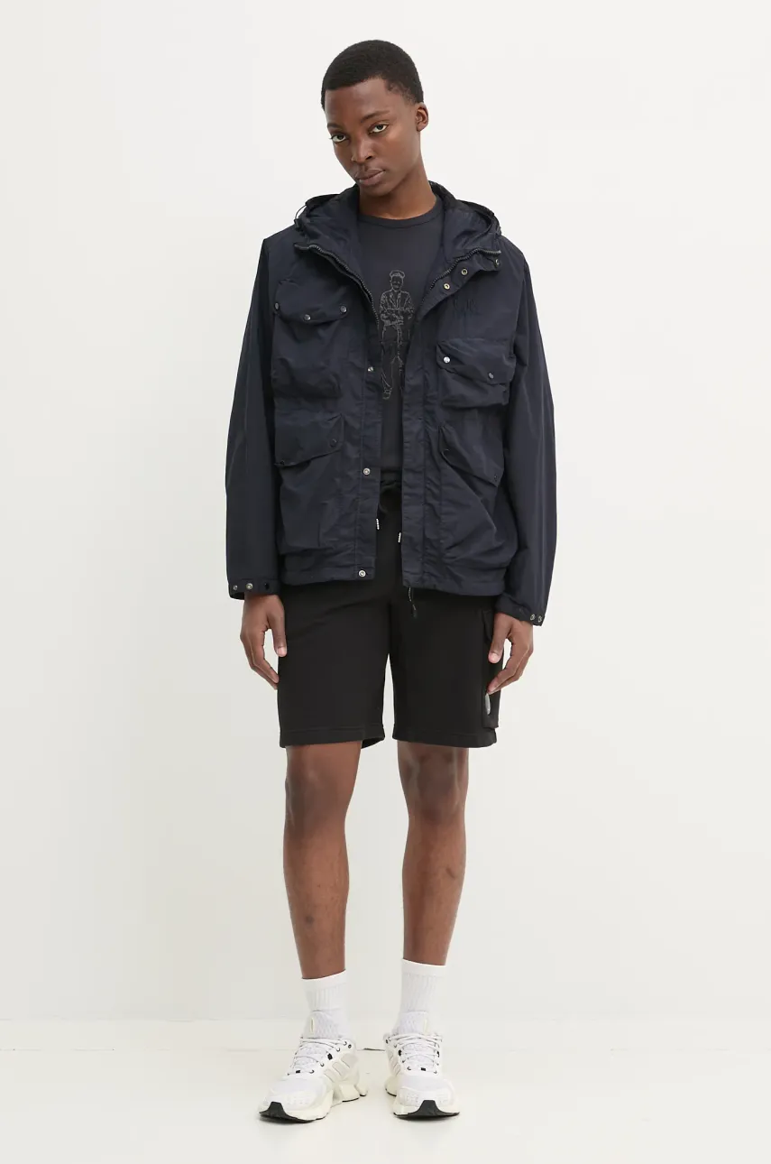 Куртка C.P. Company цвет синий переходная oversize 18CMOW050A005991G Куртка C.P. Company цвет синий переходная oversize 18CMOW050A005991G