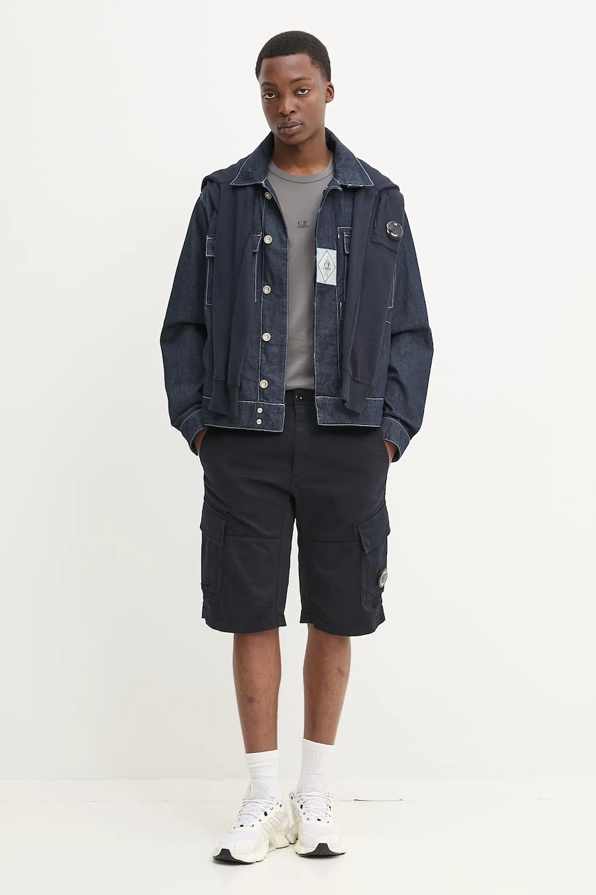 Джинсовая куртка C.P. Company цвет синий переходная oversize 18CMOW188A110295W Джинсовая куртка C.P. Company цвет синий переходная oversize 18CMOW188A110295W