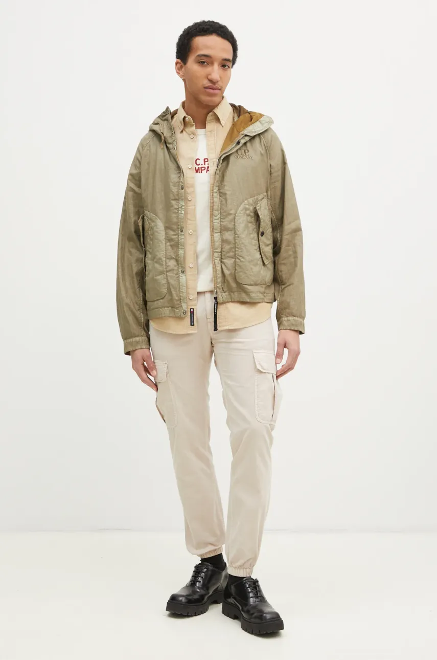 Куртка C.P. Company мужская цвет зелёный переходная oversize 18CMOW202A006284G Куртка C.P. Company мужская цвет зелёный переходная oversize 18CMOW202A006284G