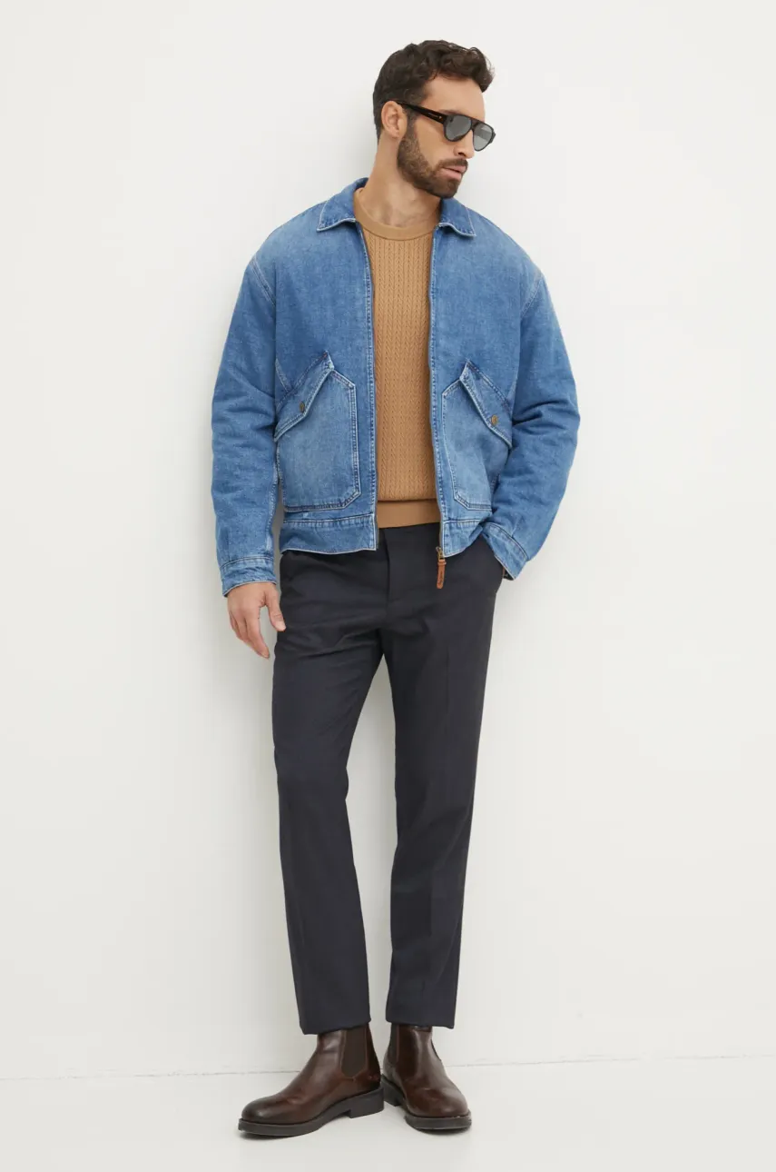 Джинсовая куртка Pepe Jeans EMMETT AZURE мужская переходная oversize PM403072 Джинсовая куртка Pepe Jeans EMMETT AZURE мужская переходная oversize PM403072