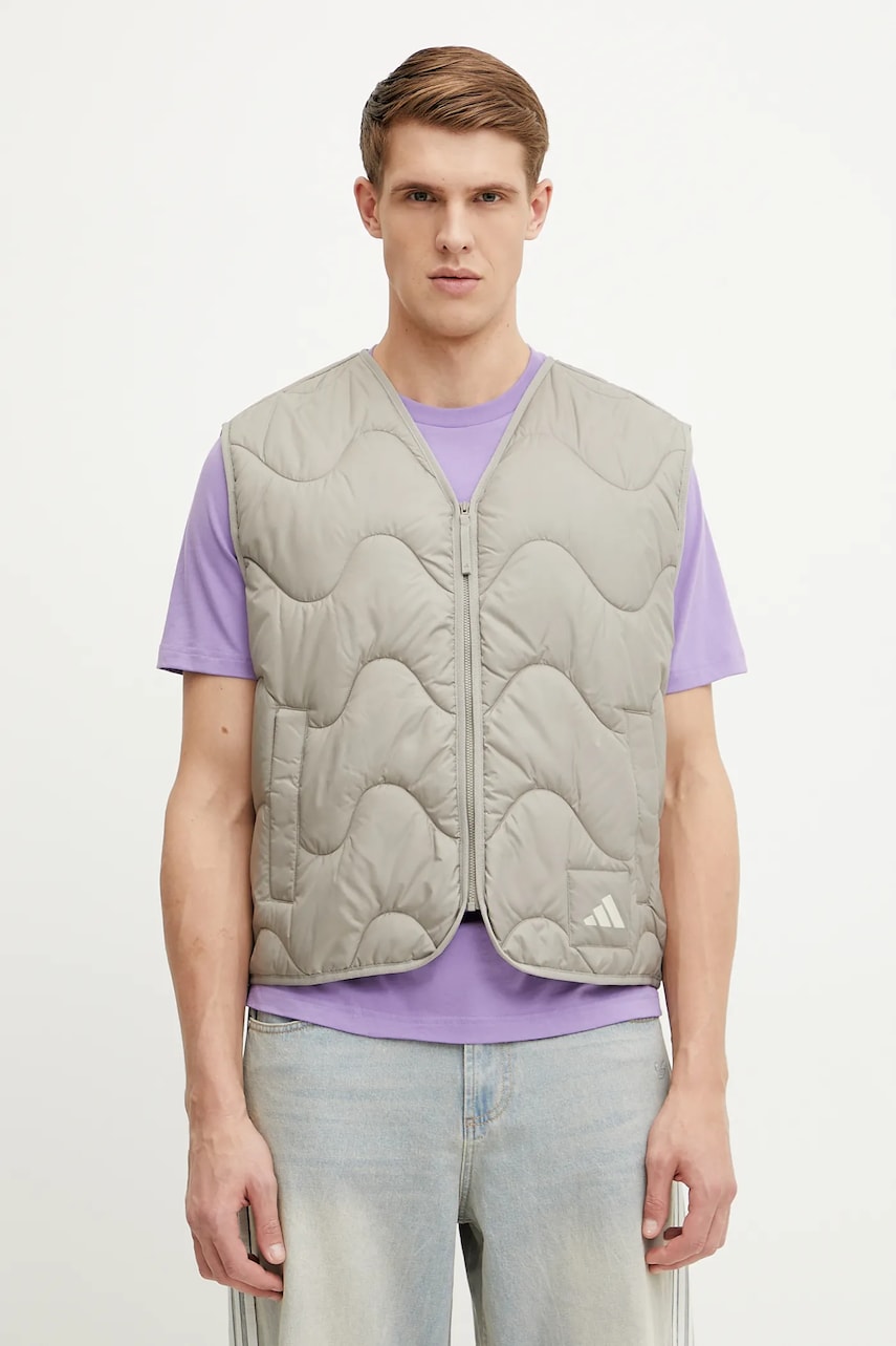 adidas vesta NUGANIC barbati, culoarea bej, de tranzitie, JD1093