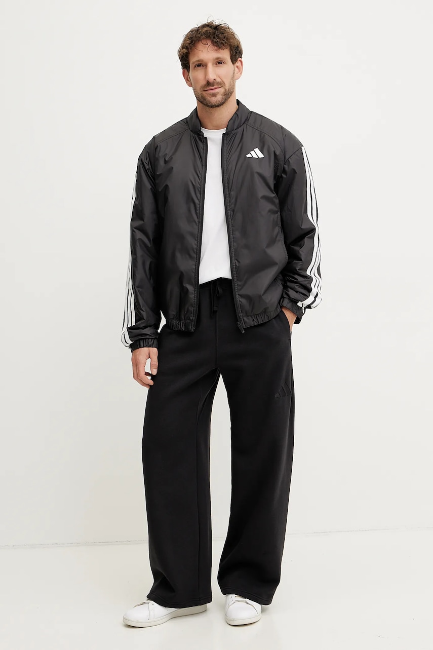 Куртка adidas Essential цвет чёрный переходная JD1294 Куртка adidas Essential цвет чёрный переходная JD1294