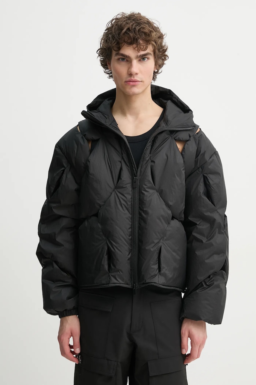 Heliot Emil geaca de puf barbati, culoarea negru, de iarna, PRESS25_M_02_145_BLK01