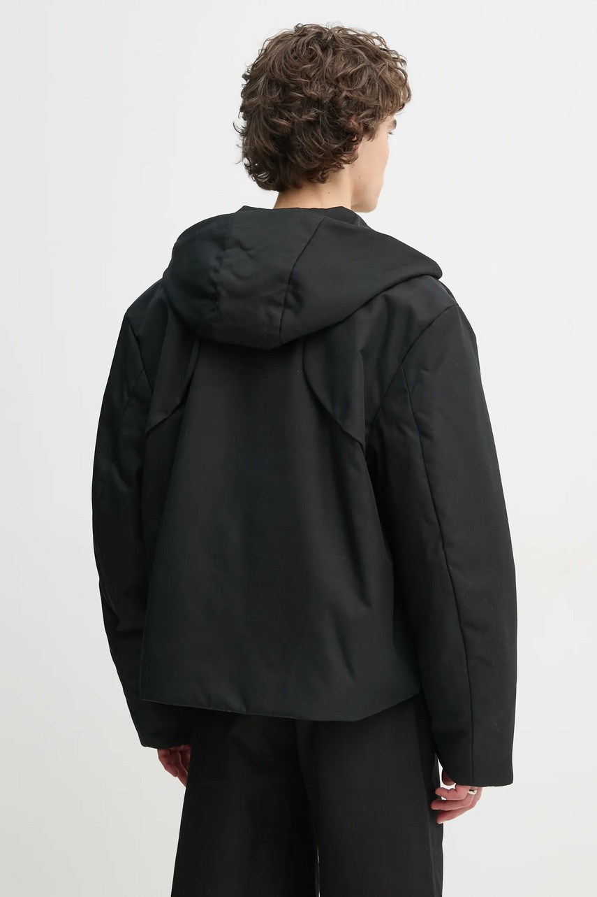 Куртка Heliot Emil чоловіча колір чорний перехідна oversize PRESS25_M_02_148_BLK01 