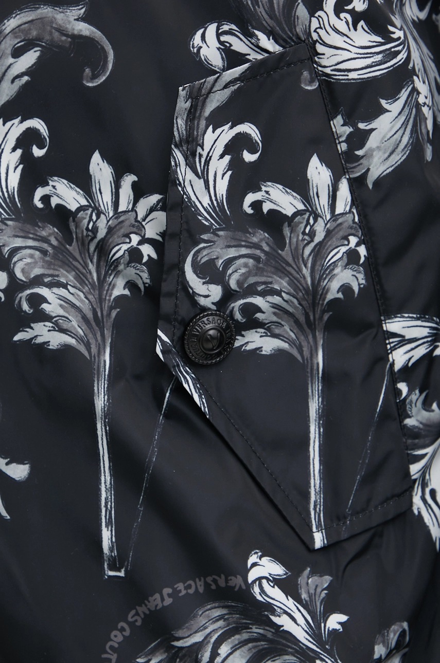 Αναστρέψιμο μπουφάν bomber Versace Jeans Couture χρώμα: μαύρο, 78GASD07 CQD92 φωτογραφία