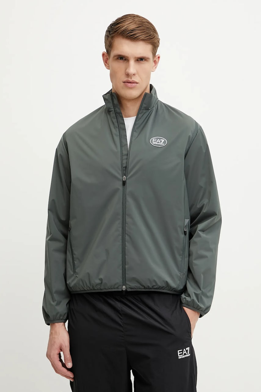 

Яке EA7 Emporio Armani в зелено преходен модел AF12953.7M000201, Зелен