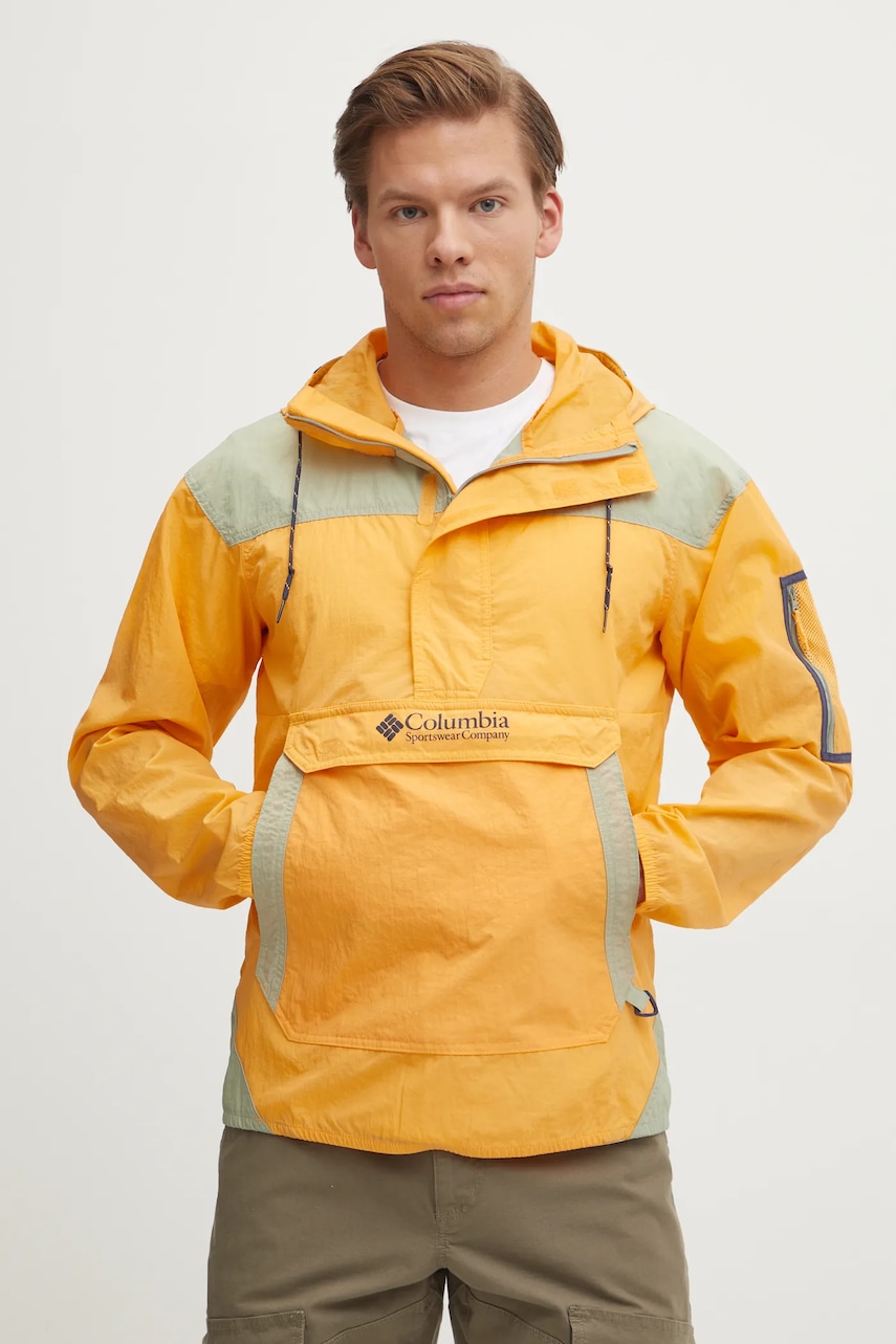 Columbia windbreaker Challenger culoarea portocaliu, 2117001