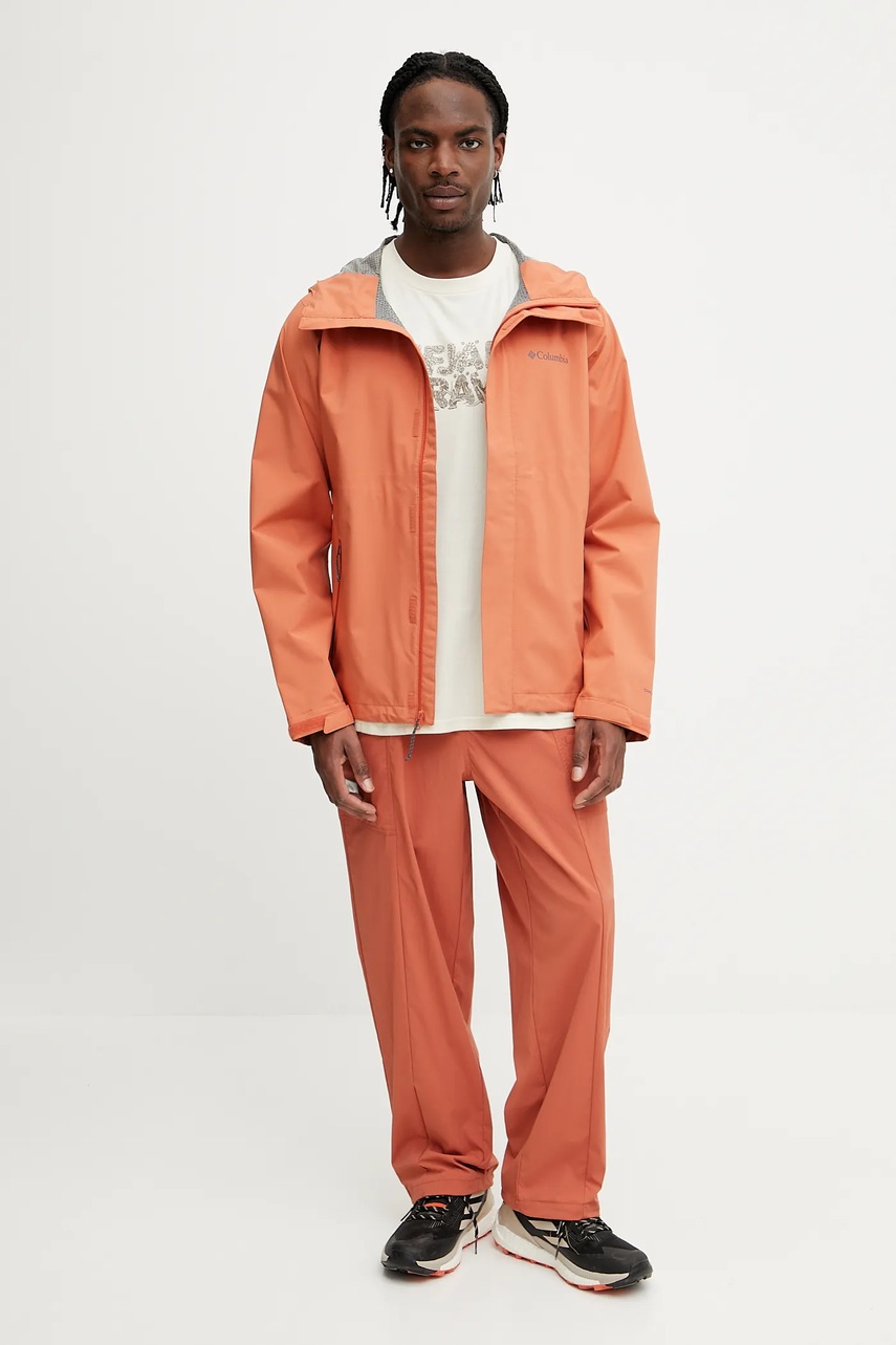 Куртка outdoor Columbia Earth Explorer II цвет оранжевый 2117013