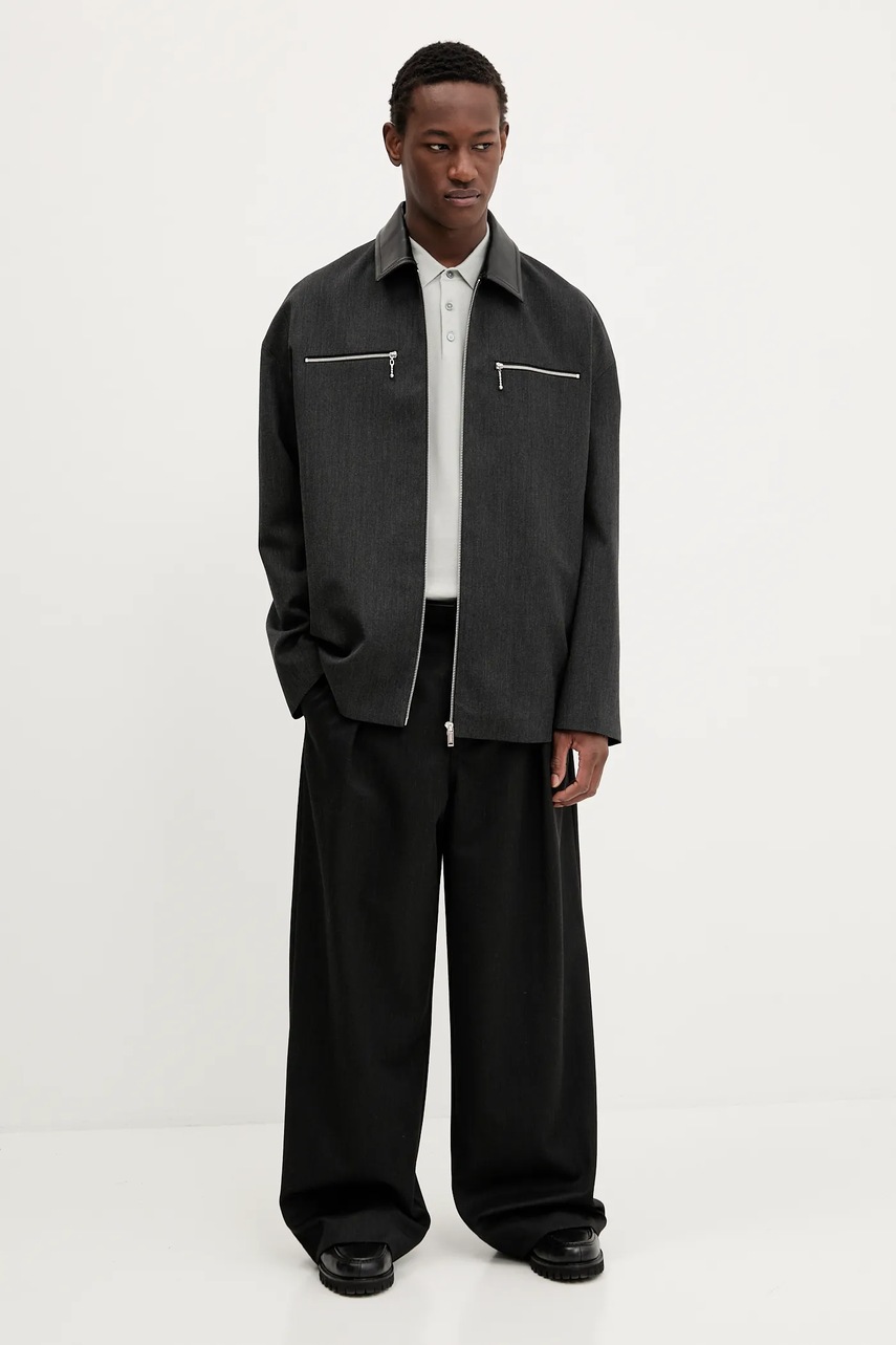 Μάλλινο μπουφάν Nanushka MALACHI φωτογραφία