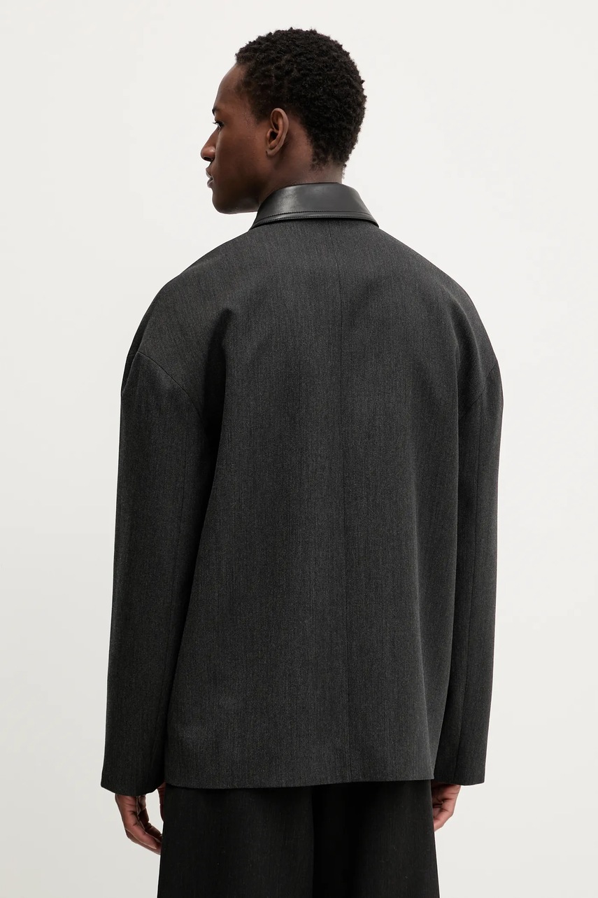 Μάλλινο μπουφάν Nanushka MALACHI φωτογραφία