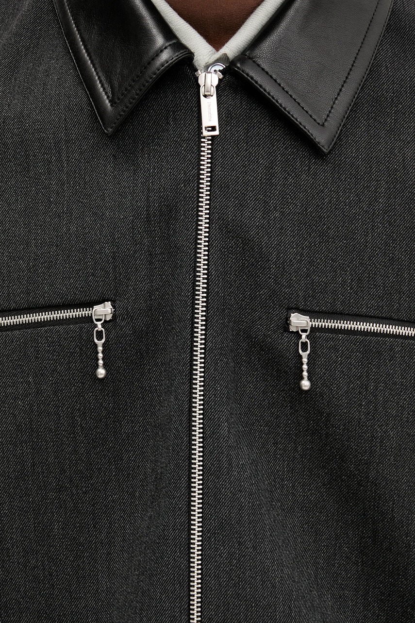 Μάλλινο μπουφάν Nanushka MALACHI φωτογραφία