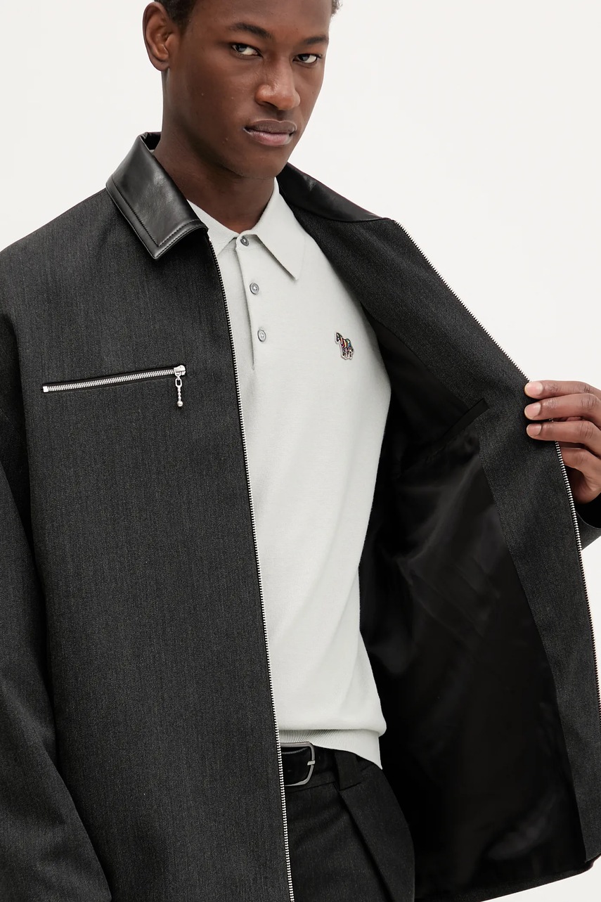 Μάλλινο μπουφάν Nanushka MALACHI φωτογραφία