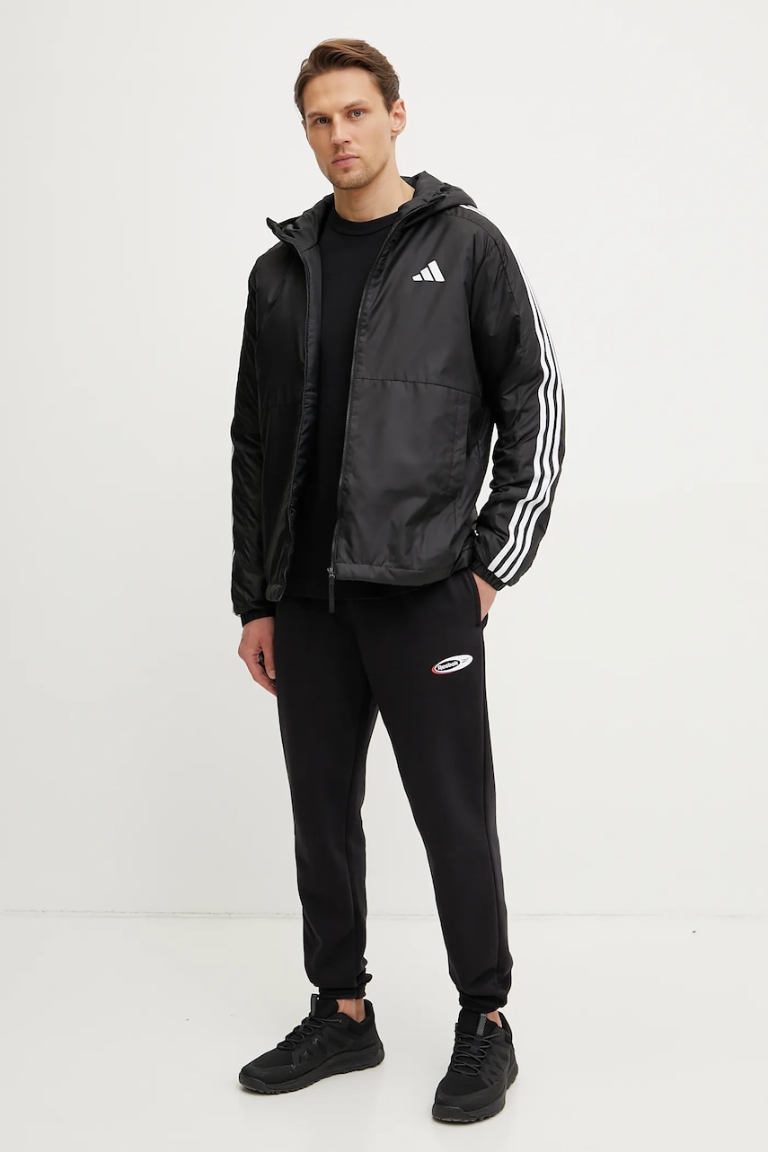 Куртка adidas Essential цвет чёрный переходная JD1032 Куртка adidas Essential цвет чёрный переходная JD1032