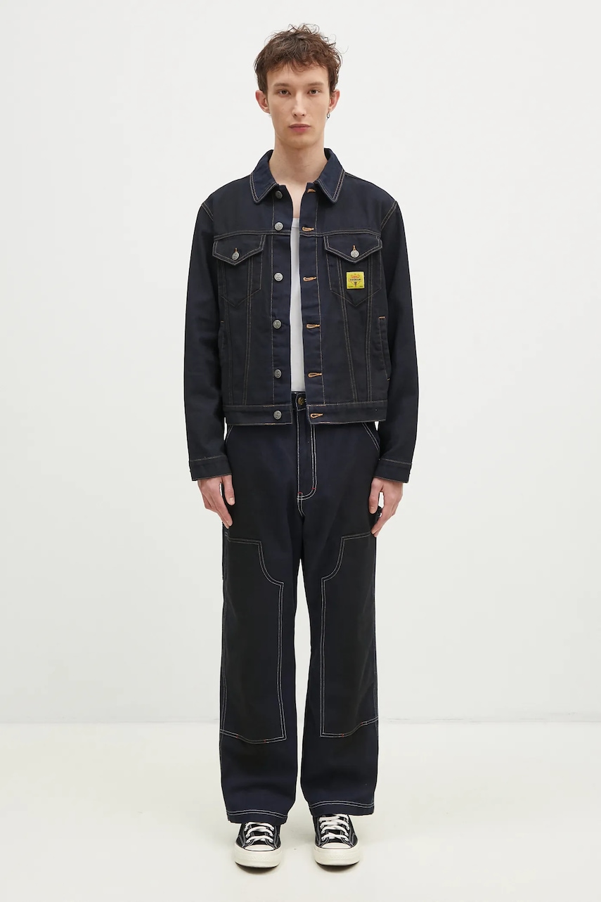 Rifľová bunda ICECREAM Oil Stained Trucker Jacket
