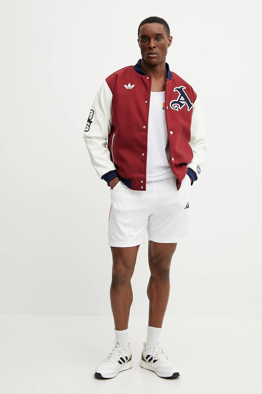 Куртка adidas Originals AFC VRCT JKT цвет бордовый переходная JF0560 Куртка adidas Originals AFC VRCT JKT цвет бордовый переходная JF0560