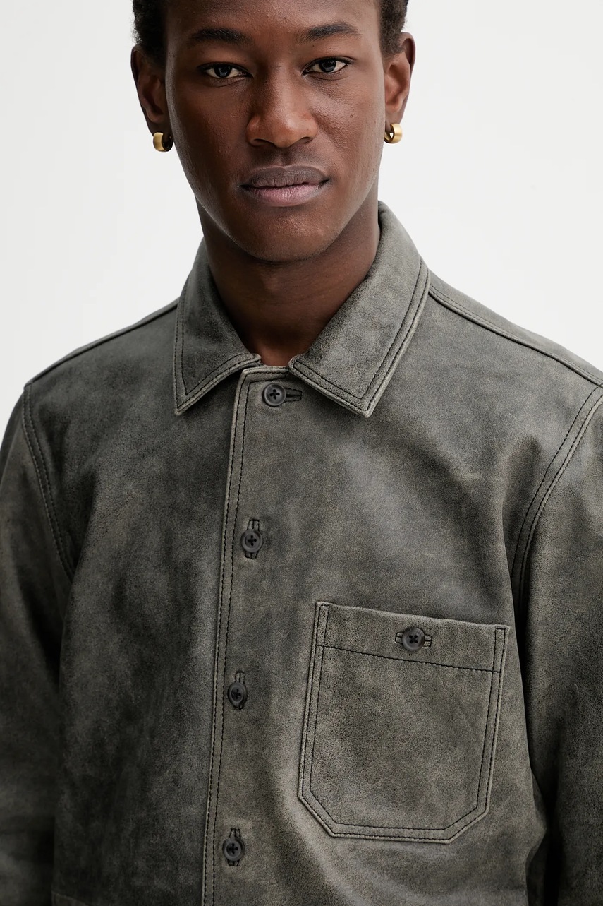 Kožená bunda Samsoe Samsoe Saruffo X C (obrázek 4)