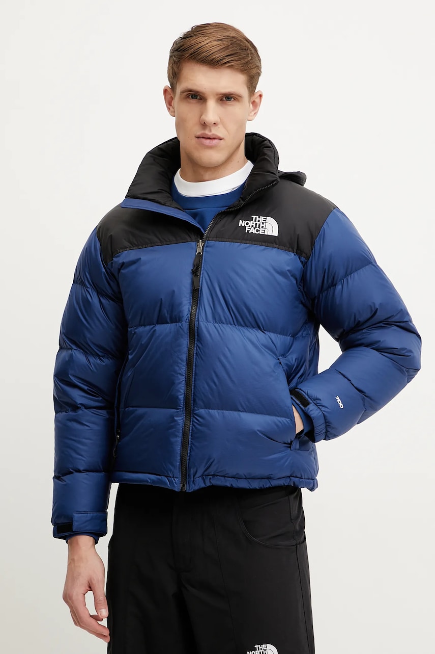 The North Face geaca de puf 1996 Retro Nuptse culoarea albastru marin, de iarna, NF0A3C8DF1T1 The North Face geaca de puf 1996 Retro Nuptse culoarea albastru marin, de iarna, NF0A3C8DF1T1
