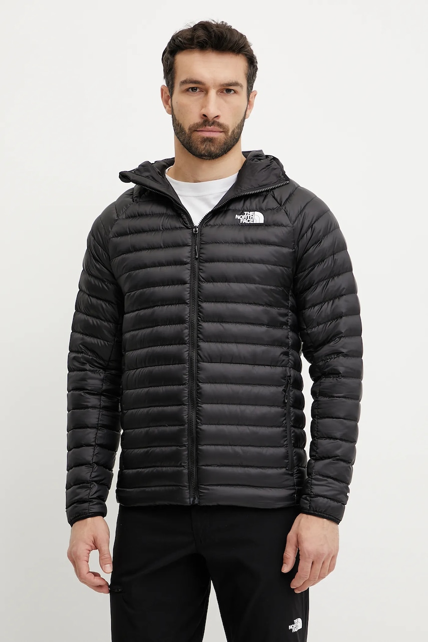 Levně Péřová sportovní bunda The North Face Bettaforca černá barva, NF0A87GX4HF1