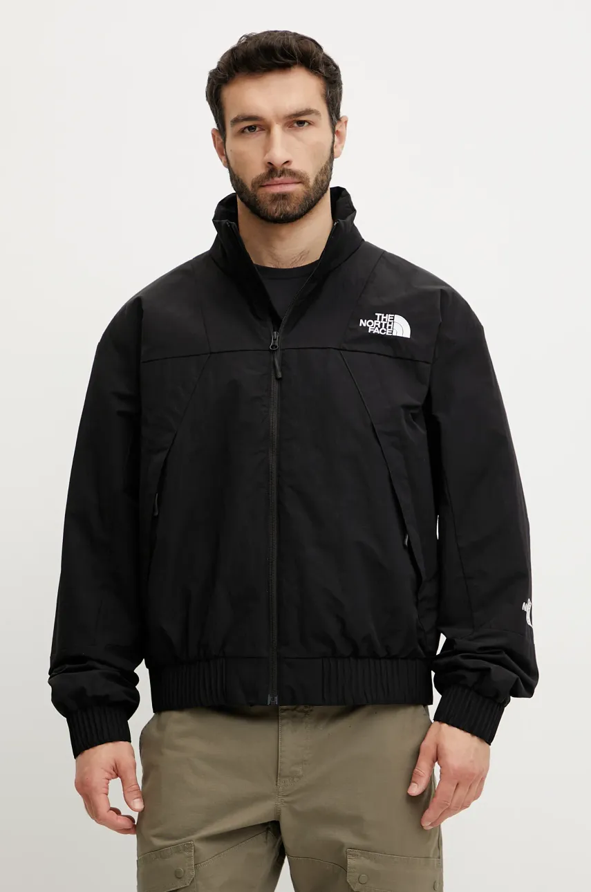 The North Face geaca TNF X NSE culoarea negru, de tranzitie, oversize, NF0A8BJKJK31