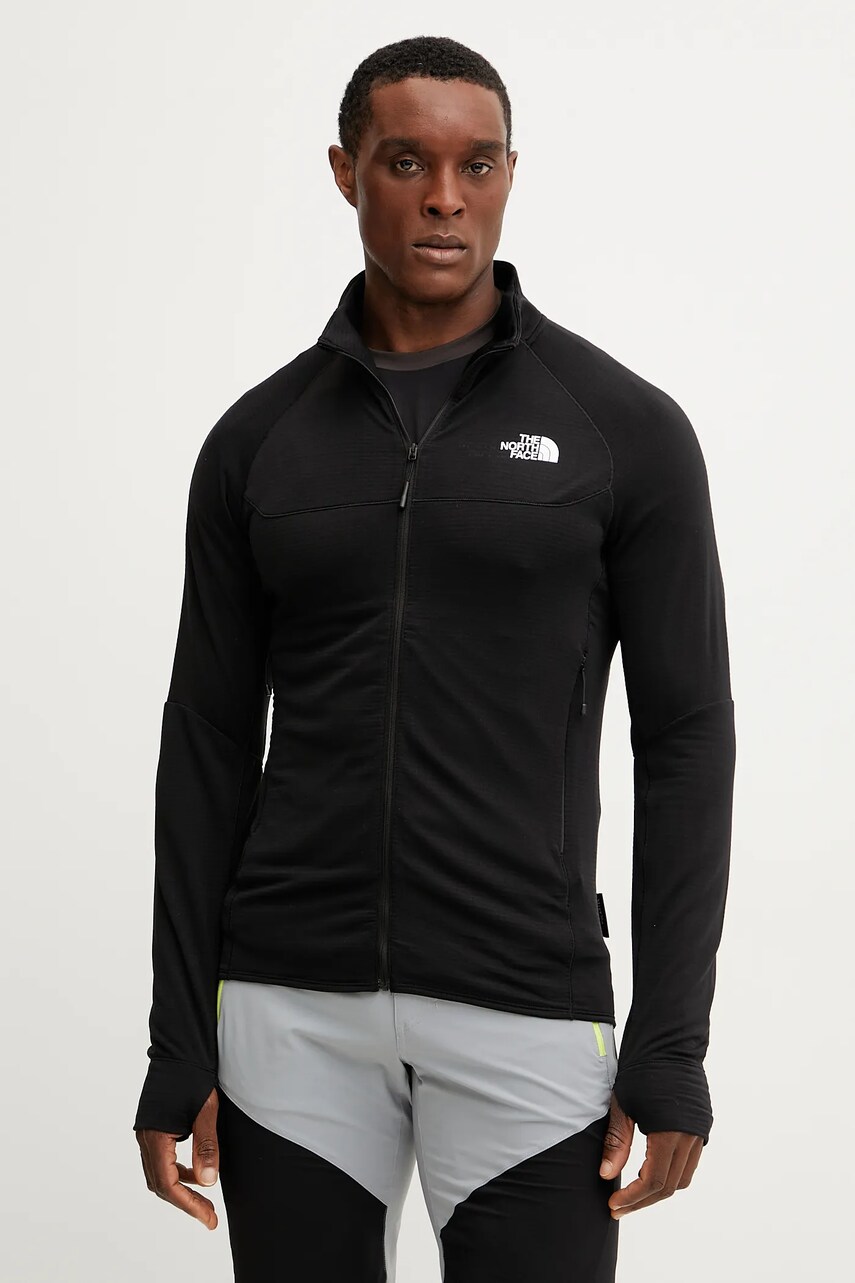 The North Face hanorac Bolt Polartec culoarea negru, uni, NF0A8BSXJK31