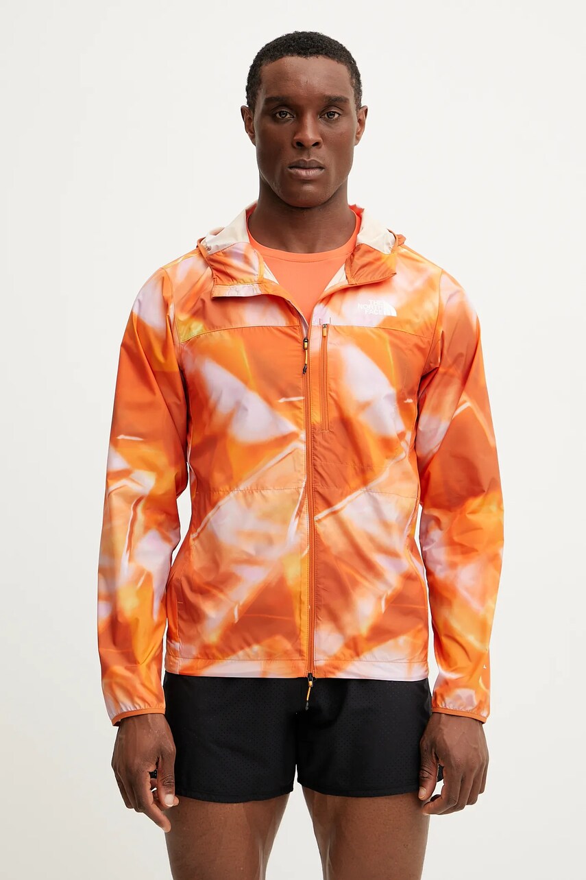 The North Face windbreaker Higher Run culoarea portocaliu, NF0A872763K1