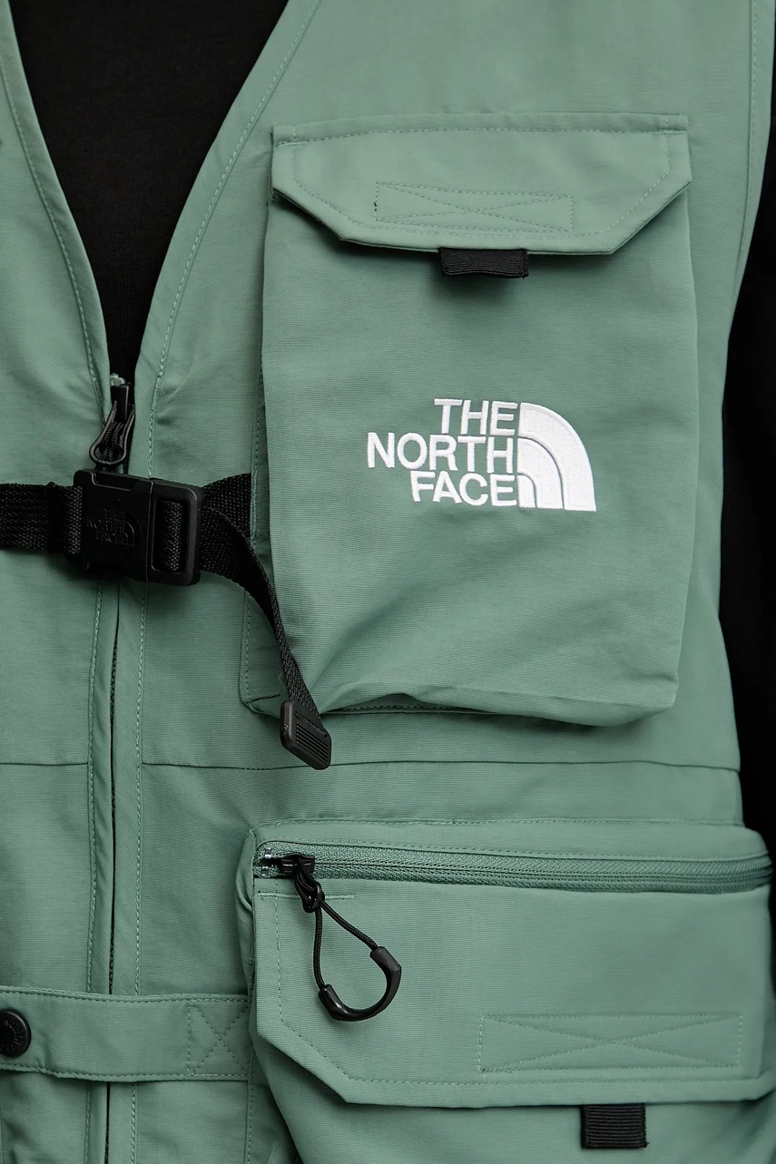 Αμάνικο μπουφάν The North Face TNF X NSE χρώμα: πράσινο, NF0A8BK2HCH1 φωτογραφία