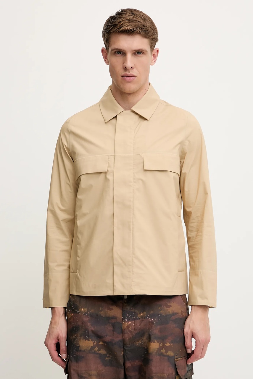 K-Way geacă culoarea bej, K7127UW