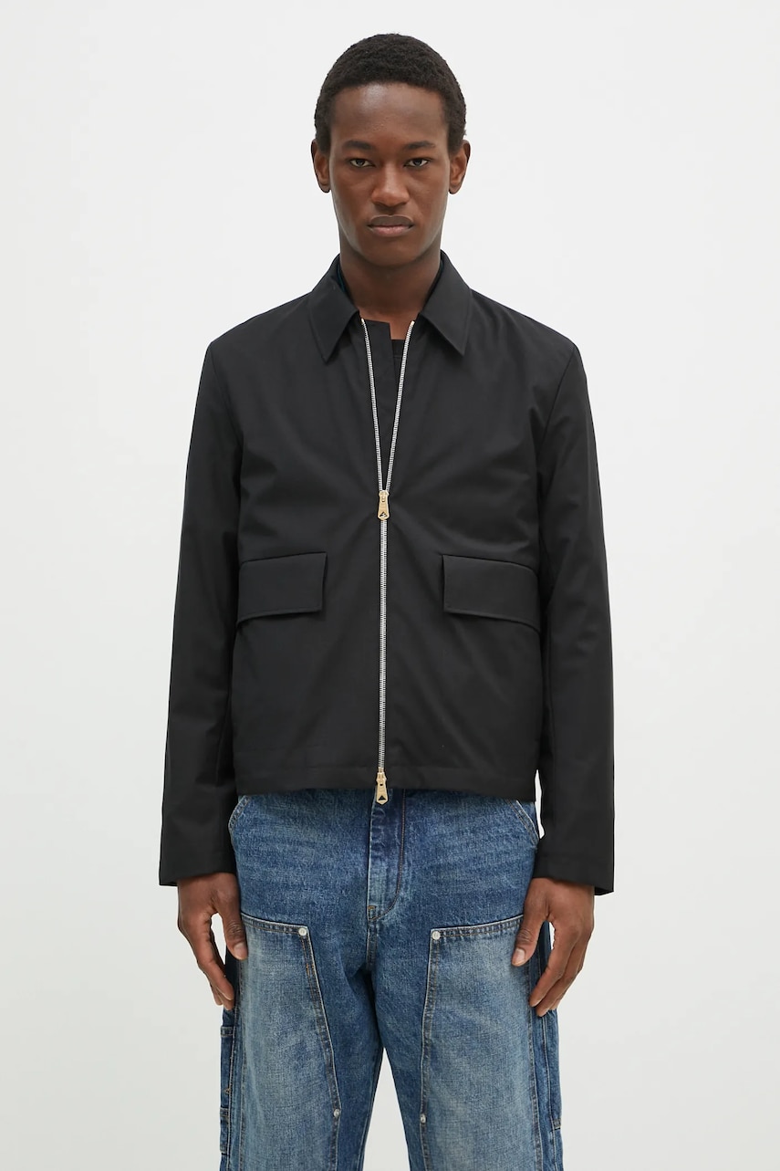 Paul Smith geaca de lana culoarea negru, de tranzitie, M1R-031Z-N00041