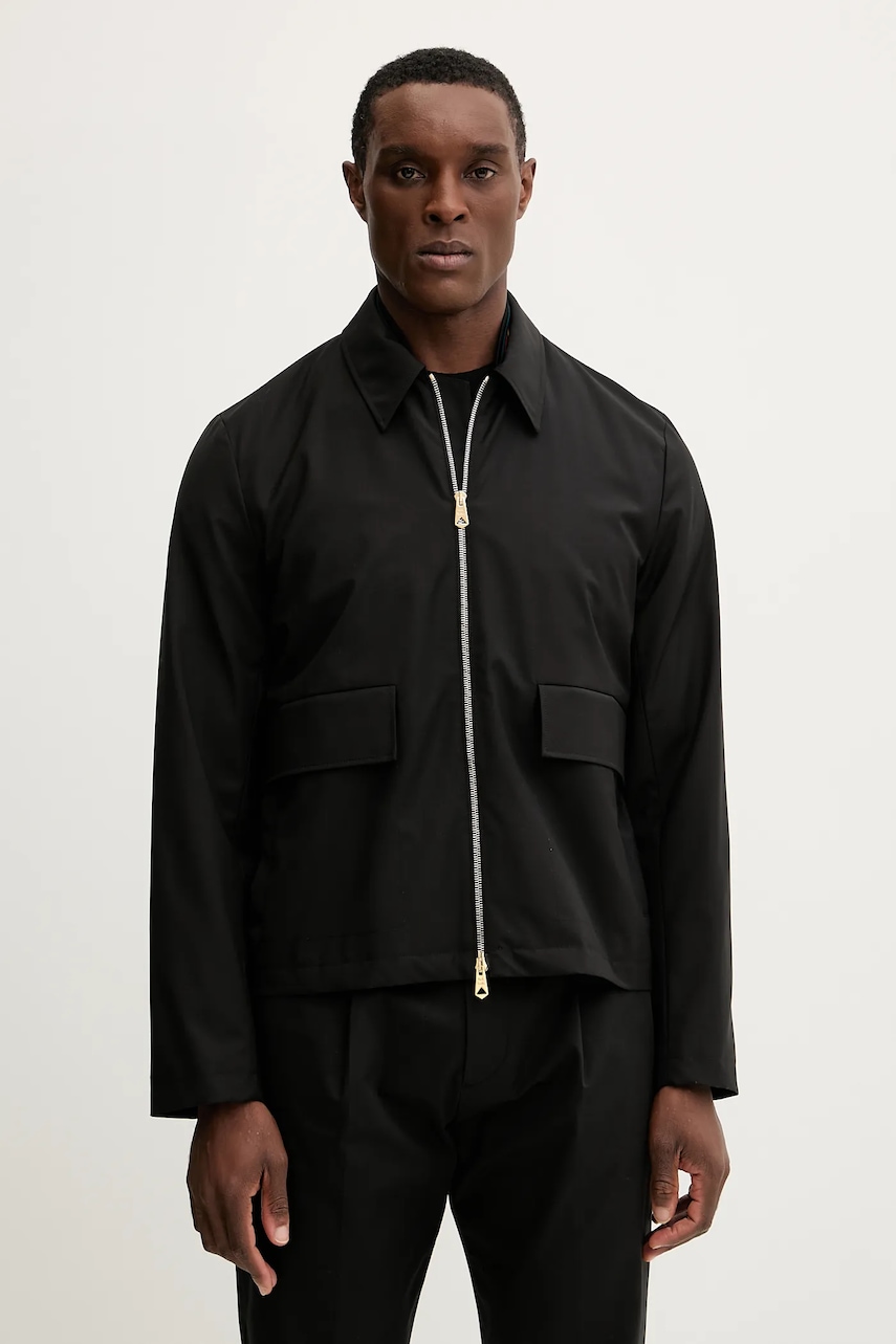 Paul Smith geaca de lana culoarea negru, de tranzitie, M1R-031Z-N00041