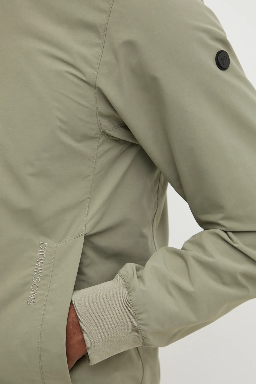 Μπουφάν bomber Didriksons CODY χρώμα: πράσινο, 505694 φωτογραφία
