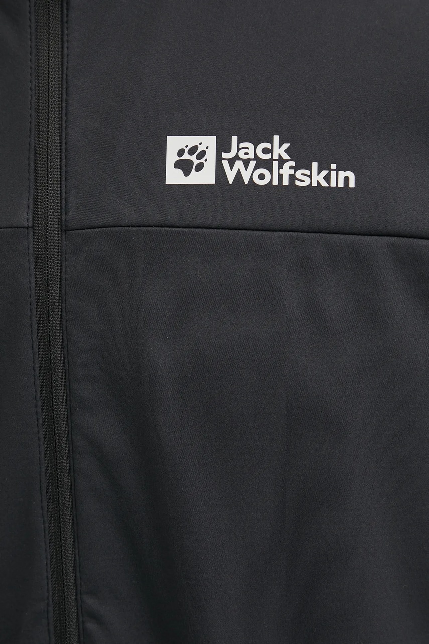 Αθλητικό μπουφάν Jack Wolfskin Feldberg χρώμα: μαύρο, A63970 φωτογραφία