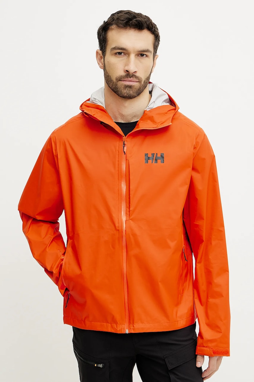 Helly Hansen geacă de ploaie LOKE TERRA bărbați, culoarea portocaliu, 63365