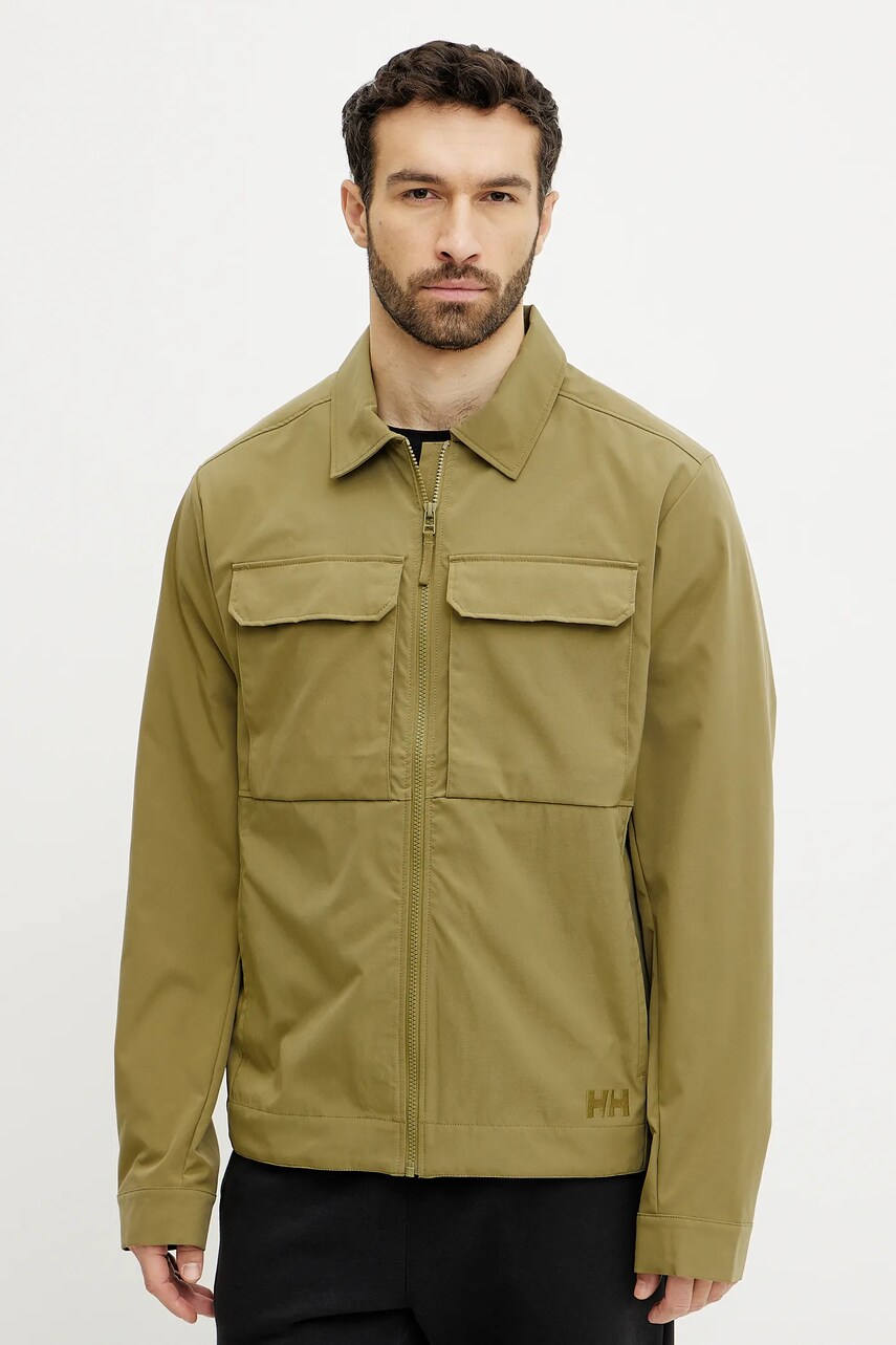 Helly Hansen geaca ESCAPE culoarea verde, de tranzitie, 54332